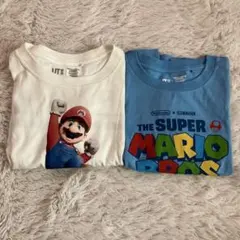 【2枚セット】ユニクロ UT スーパーマリオ Tシャツ 110cm 映画