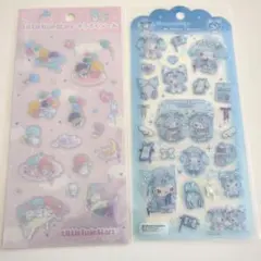 【正規品・匿名配送】キキララ　マイメロ　ドロップジェリーシール　キラぷくシール