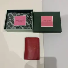 kate spade レッド キーケース