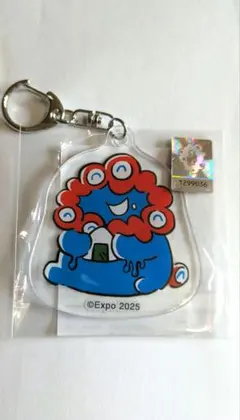 もっちりミャクミャク アクリルキーホルダー　おにぎり