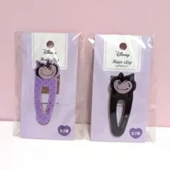 【新品未使用未開封】ディズニー ルシファー ヘアクリップ２種セット