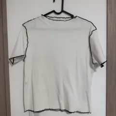 GU メロウリブ 半袖Tシャツ ホワイト XL