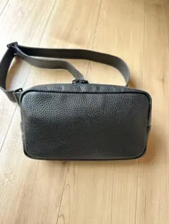 【Hush Tug】ブラックレザー ボディバッグ Amazon | [HushTug] 無駄を全てなくしたシンプルなレザーボディバッグ