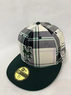 【NEW ERA】ニューヨーク・メッツ チェック　キャップ グリーン