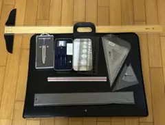 プロ用】製図・測量ツール豪華10点まとめ 廃番ウチダケース 