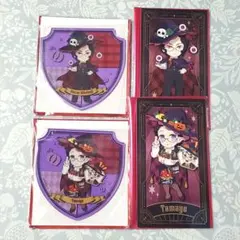 鬼滅の刃 ハロウィン2024 鬼舞辻無惨 珠世 アクコ カード 4点セット