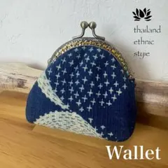 【新品】和柄　がまぐち　小銭入れ　マチ有　財布　C