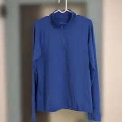 エアリズムUV　ハーフジップシャツ長袖