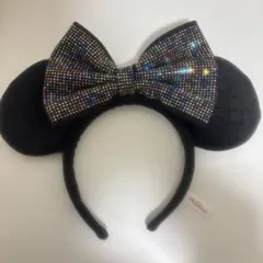 ディズニー ミニー カチューシャ ビジュー付き