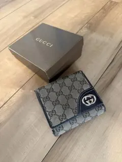 GUCCI 二つ折り財布 GGパターン