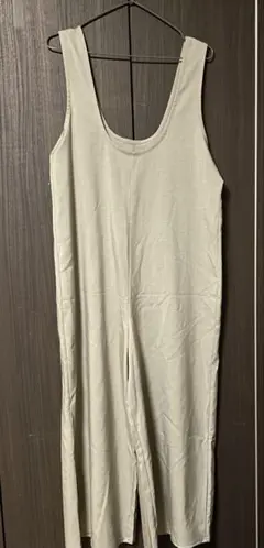 ベージュ サロペット Mサイズ オーバーオール