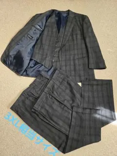 DANAK チェック柄 グレー スラックス