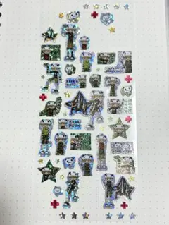 平成レトロ ホログラムキャラクターシール