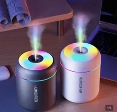 【新品未使用】加湿器　LEDライト付きのサムネイル