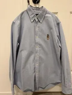 ラルフローレン　ポロベアー　オックスフォード　ボタンダウンシャツ　M