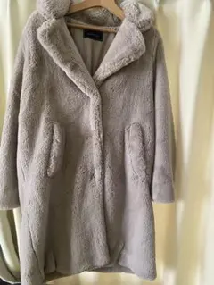 alicia PAGEBOY フード付きファーコート サイズF