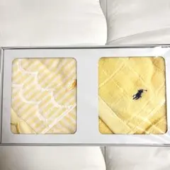 新品未使用　箱付きPOLO RALPH LAUREN ハンドタオル 2枚組