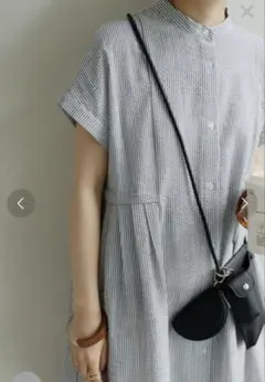 Discoat ストライプワンピース