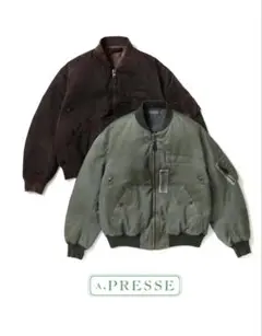 A.PRESSE Silk Light B-15C Flight Jacketのサムネイル