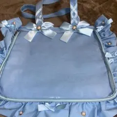 痛バッグ　ザッカマート　痛バ　サックスブルー　a4