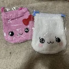 しずくちゃん もこもこ巾着ポーチ ガチャ うるおいちゃんとみるみるちゃん