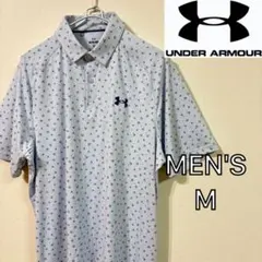 【UNDER ARMOUR】美品ISO-CHILL半袖ポロシャツ　ゴルフ　メンズ