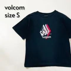 volcom ボルコム ストーンロゴ キッズ半袖Tシャツ ブラック S【645】のサムネイル