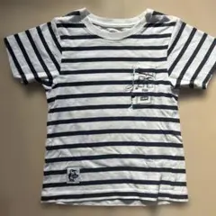 CHUMS ボーダー 半袖Tシャツ 100-115