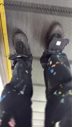 「タグ付き」OFF-WHITE ペインターパンツのサムネイル