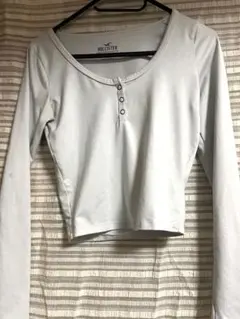 Hollister 長袖Tシャツ ライトグレー