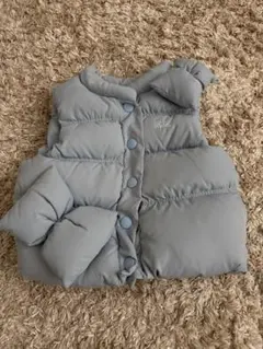ベベ　ベストダウン　90cm 水色