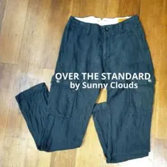 サニークラウズ　OVER THE STANDARD　麻100%メンズカーゴパンツ