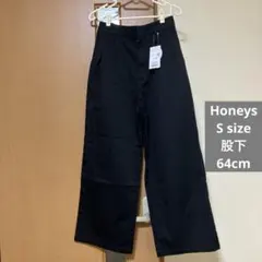 【新品未使用】　ハニーズ　Honeys ワイドパンツ　ブラック　黒