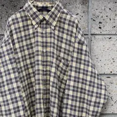 90's nautica オールドロゴ刺繍 ビッグサイズ XL 古着 長袖シャツ