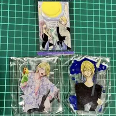 漫福ガチャ 野良猫と狼 アクリルスタンド クリアカード アクスタ