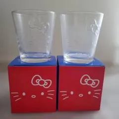 Hello Kitty ガラスコップ 2個セット