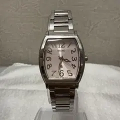 SEIKO アナログ時計 シルバー ピンク