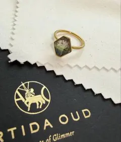 ARTIDAOUD 【一点物】edenバイカラートルマリン　リング8号