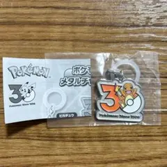 ポケモン メタルチャームマスコット 30周年 めじるしアクセサリー ヒトカゲ