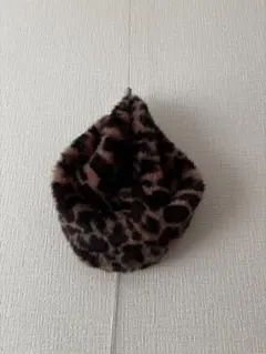 レオパード柄ファーベレー帽