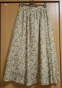 earth music&ecology　ペイズリー　ロングスカート　フレア