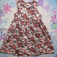 〚新品未使用〛ディズニー ミッキー＆ミニー ワンピース 110㎝