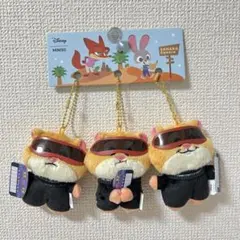 ズートピア レミングのビジネスマン ぬいぐるみキーホルダー・キーチェーン