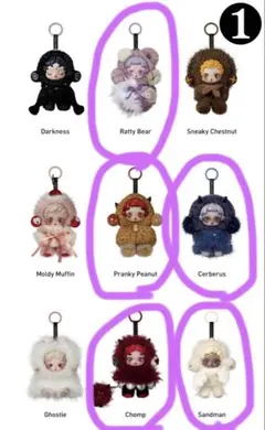 SKULLPANDA You Found Me スカルパンダ 人気5種セット ❶