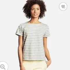 完売品【新品・タグ付き！】UNIQLO スラブボーダーT