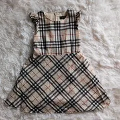 【訳あり】BURBERRY LONDON ノバチェックノースリーブワンピース