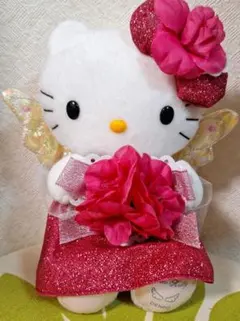 新品未使用♥️　ハローキティ 天使　ぬいぐるみ　電報　希少　キティちゃん