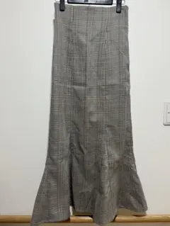 ジーナシス　チェック　タイトスカート