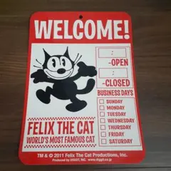 Felix the Cat オープン・クローズ サインボード アメリカン雑貨