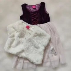 Disney Princess ノースリーブワンピース 110サイズ　ボレロ付き